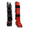 851PU MOULDED SHIN PADS WITH INSTEP 002 Red copy