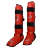 851PU MOULDED SHIN PADS WITH INSTEP 005 Red copy 2