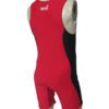 419WSM WRESTLING SUIT RED back