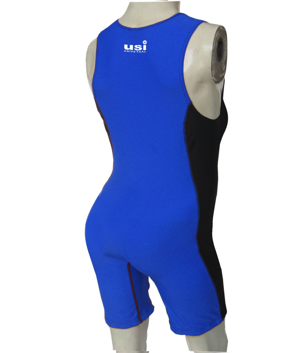 419WSW WRESTLING SUIT BLUE BACK