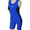 419WSW WRESTLING SUIT BLUE front