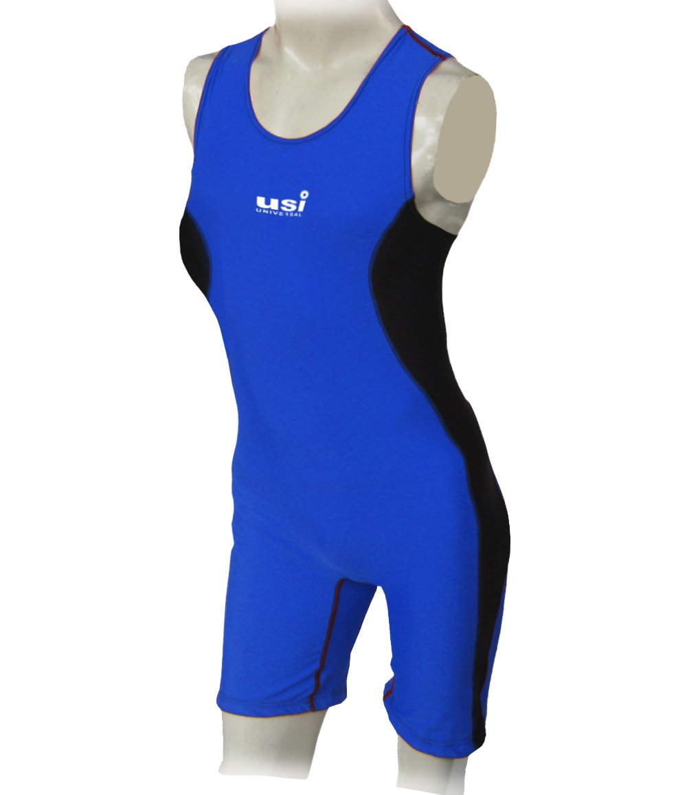 419WSW WRESTLING SUIT BLUE front