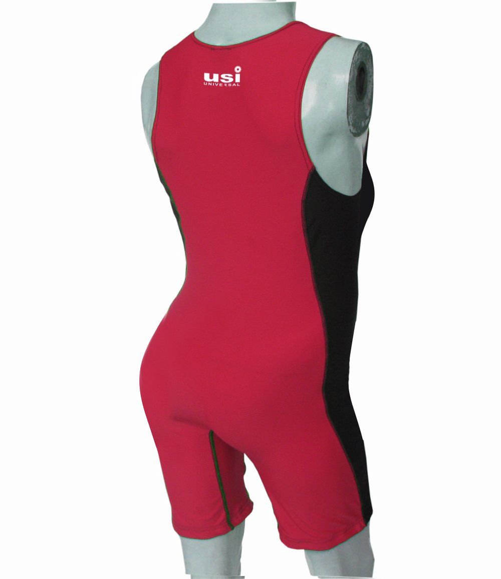 419WSW WRESTLING SUIT RED BACK