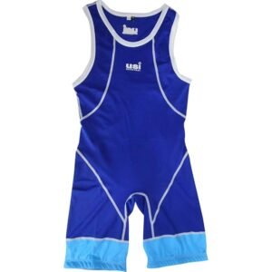 USI Universal Wrestling Costume for Men - 419WM - Blue, Extra Small