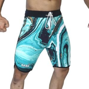 MARBLE PHYSIQUE BOARD SHORTS (411PMG)