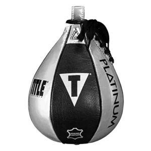 TITLE PLATINUM MOMENTOUS SPEED BAG BLACK/SILVER