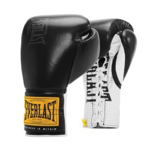 Everlast 1910 Classic Training Gloves Laced Black