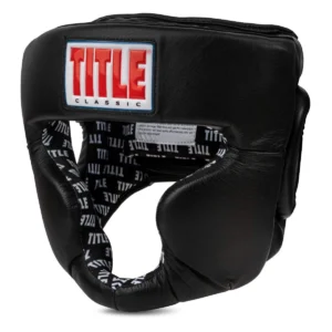 TITLE CLASSIC FULL COVERAGE TRAINING HEADGEAR BLACK - REGULAR