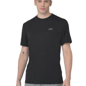 U Feel Dry Round Neck T-shirt Black (G112BK)