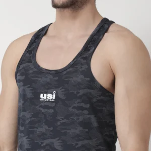 Contra Muscle Vest Navy Blue (G25N)